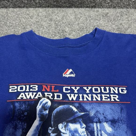 Majestic MLB Clayton Kershaw CY Young Award Winner Youth T-Shirt Sz (Lg) Dodgers - Picture 4 of 9
